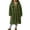 Army Green, variant on Gpaecead Girls Fuzzy Jacket Casual Button Down Overcoat Faux Fur Jackets Outwear 11-12 Years Army Green