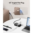 thumbnail image 5 of ORICO 10-in-1 Desktop Power Strip, Upgraded USB C Charging Station with GaN Technology, 6 AC Outlets, 4 USB Ports (2 USB C, 20W PD), Surge Protector, Flat Plug, 5 Colors – For Home Office Dorm(5FT), 5 of 7