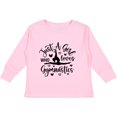 thumbnail image 3 of Inktastic Just a Girl Who Loves Gymnastics Girls Long Sleeve Toddler T-Shirt, 3 of 5