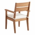 thumbnail image 2 of Linon Carenen Outdoor Dining Arm Chair - Natural/Antique White, 2 of 6