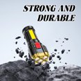 thumbnail image 6 of HIBIBUD 5.5" Gold Tactical Flashlight,High Lumens Rechargeable COB Side Light for Outdoor, 6 of 7