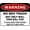 Warning Sign 2, variant on Metal Sign Caution Show Horses on Board - 8"x12" Sign for Outdoor Indoor, Horse Transport, Trailer, Animal Safety, Road Alert