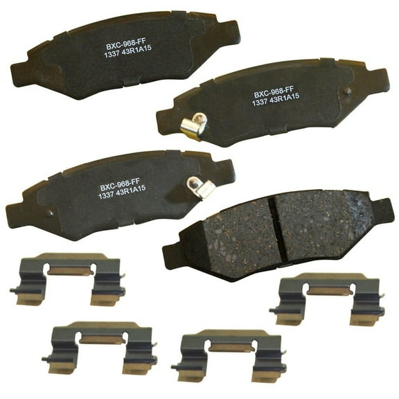 Bendix Brakes Disc Brake Pad Set Fits select: 2013-2015 CHEVROLET CAMARO, 2010-2016 CADILLAC SRX