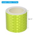 thumbnail image 2 of Uxcell Reflective Tape Waterproof Self Adhesive High Visibility Safety Warning Tape Fluorescent Yellow 2 inch x 10ft, 2 of 7