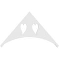 thumbnail image 4 of Ekena Millwork 36"W x 21"H x 1"P (14/12) Pitch Winston Architectural Grade PVC Gable Pediment, 4 of 5