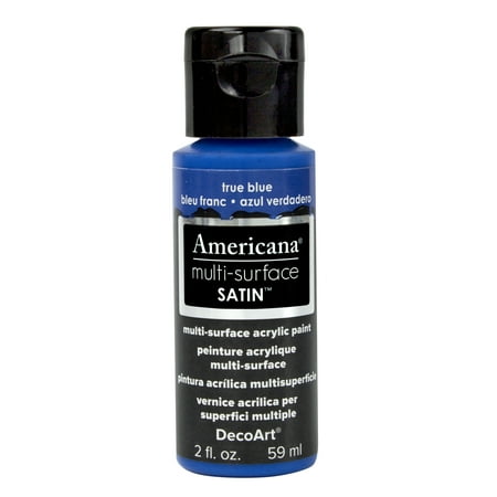 UPC: 0766218065445 | DecoArt Americana Multi-Surface Acrylic Paint 2 oz. True Blue