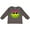 Charcoal Grey, variant on Inktastic Frog Face Girl Girls Long Sleeve Toddler T-Shirt