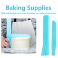 thumbnail image 4 of Cake Smoother Ruler Height Adjustable Cream Butter Scraper Cake Decorating Tool Blue, 4 of 4