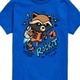 thumbnail image 3 of Guardians Of The Galaxy - Scribble Rocket - Youth Boys Short Sleeve Graphic T-Shirt, 3 of 5