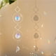 thumbnail image 1 of Wind Chime Crystal Light Catcher Ball Ornaments Colgante de marco redondo (5), 1 of 5