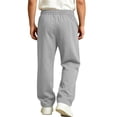 thumbnail image 6 of Zylanna Kids Boys Sweatpants with Pockets, Elastic Drawstring Waist Casual Fleece Lined Thick Warm Winter Athletic Jogger Pants For Daily Gray Size 11-12, 6 of 7