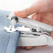 Portable Mini Sewing Machine with 14 Freebies, Handheld Manual Stitch Tool for Home Tailoring