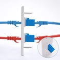 thumbnail image 3 of 2-Pack 2 Port Ethernet Wall Plate, RJ45 Cat6 Female to Female Jack Inline Coupler Face Plates, 2-Port, 3 of 7