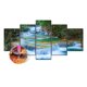 thumbnail image 4 of Cuadros Decorativos Paisaje 5D bricolaje redondo completo 5 piezas diamante pintura punto de cruz (L2225) Tmvgtek embutido en tela, 4 of 9
