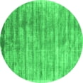 thumbnail image 1 of Ahgly Company Indoor Round Abstract Green Contemporary Area Rugs, 5' Round, 1 of 1