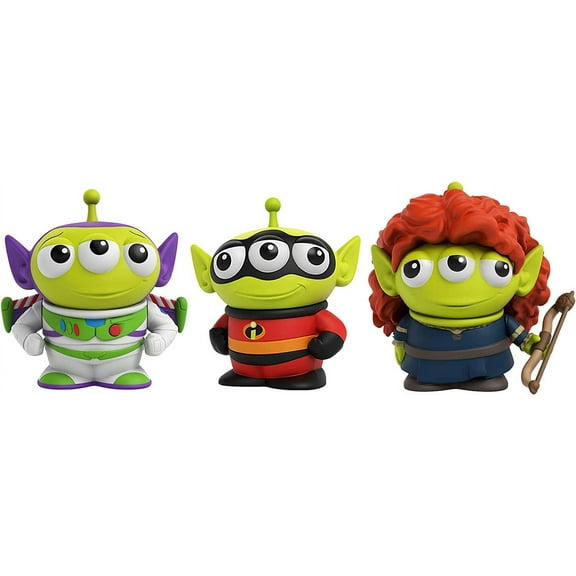 Disney / Pixar Alien Remix Buzz Lightyear, Merida & Mr. Incredible Mini Figure 3-Pack