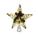 thumbnail image 2 of Iron Christmas Tree Topper Star with LED Lights, Wicker Fleecy Snowflake Design, Festive Holiday Home Decor for Indoor Xmas Party Decoration, 2 of 6