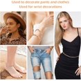 thumbnail image 3 of Handbag Chain, 4 Pieces Handbag Chain, Handbag Chain with Swivel Buckles, Replacement Chain for Handbag Shoulder Bag - 40/60/80/120cm (Silver Color), 3 of 5