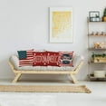 thumbnail image 6 of 4th of July Decorations Pillow Covers 30x30 inch Set of 4, Independence Day Memorial Patriotic Freedom&nbsp;Stars Stripes Cushion Case for Sofa Couch Bed Home Outdoor Car (30" x 30", Red/Stripes), 6 of 6