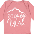 thumbnail image 4 of Inktastic Salt Lake City Utah Boys or Girls Long Sleeve Baby Bodysuit, 4 of 5