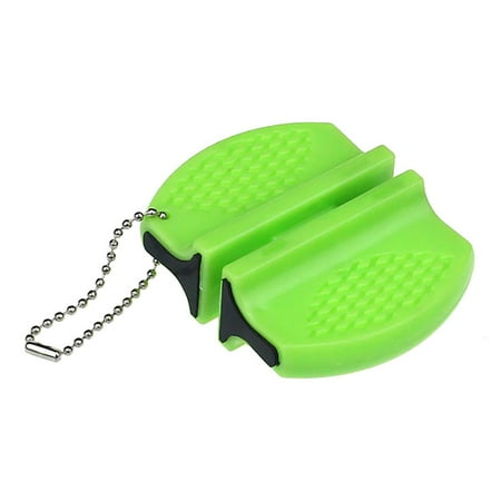 

iOPQO Kitchen Cleaning Supplies Hot Mini Ceramic Rod Steel Camp Pocket Kitchen Sharpener Tool Double Sided Sharpener Green Green