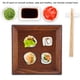 thumbnail image 3 of Plato de madera, 1 pieza Plato de postre de sushi cuadrado de madera Plato de sushi cuadrado Probado profesionalmente, 3 of 11