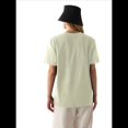 thumbnail image 3 of Camisetas de Corta Extragrandes para Mujer, Cuello Redondo, Holgadas, para Hacer Ejercicio, Informales, de Verano, de Algodón, Color Verde Suave, Talla XL, 3 of 8