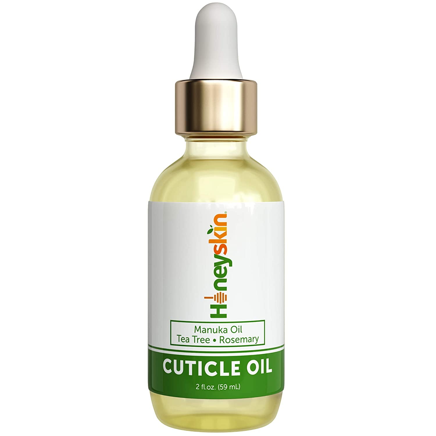 Honeyskin Nourishing Nail Care Cuticle Oil for Softer and Stronger Nails (2oz)