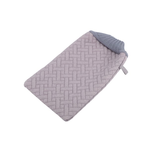 Guantes de Toalla de Baño Unique Bargains para baño 5.51"x9.45" 1 Pc Gris Claro