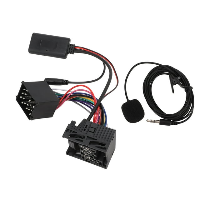 Cable auxiliar de audio inalámbrico Bluetooth 5.0 con micrófono de repuesto para E46 320i 320ci 2002-2006