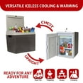 thumbnail image 4 of Koolatron Glacière/réchauffeur Électrique 12V, Réfrigérateur de Voiture Thermoélectrique 38L (40 qt), Porte Réversible, Gris, 4 of 5