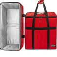 thumbnail image 2 of Lindbes Sac de Livraison Alimentaire Thermique Isolé TG Rouge, 2 of 3