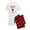 With Red Plaid Pant, variant on CafePress - My Grandma & Grandpa Love Me - Men's Light Pajamas