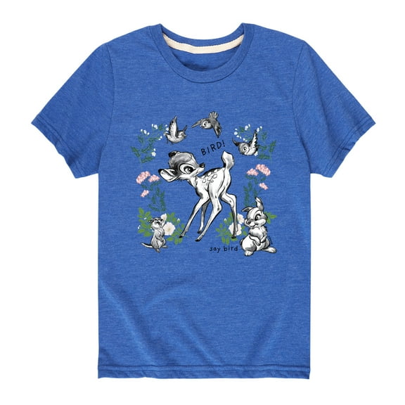 Bambi - Say Bird - Toddler And Youth Short Sleeve Graphic T-Shirt