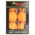 thumbnail image 3 of Penn Pro Tournament 3-Star Table Tennis Balls, 40 mm, Orange, 6 Count, 3 of 6
