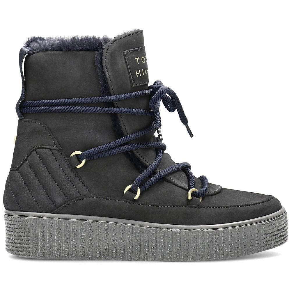 tommy hilfiger cozy bootie