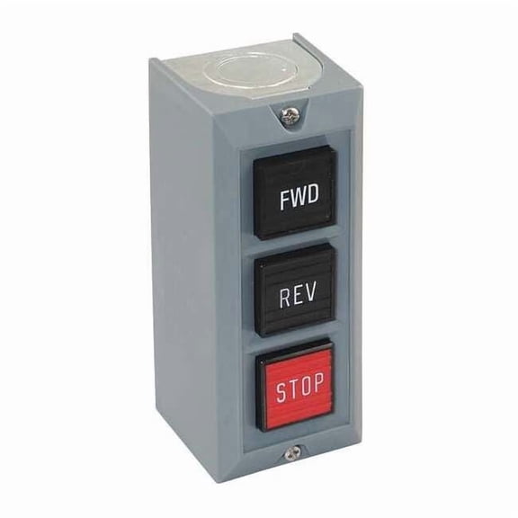 Dayton Push Button Control Station,2NO/2NC,1NC 20C796