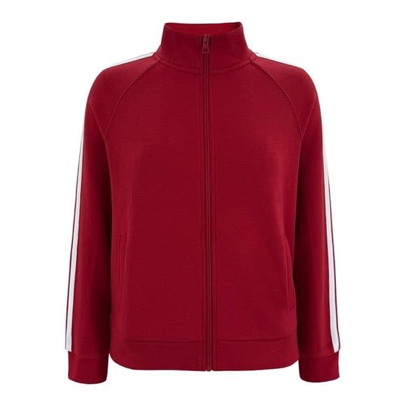 Sudadera George para Mujer con Zipper Rojo Talla EG