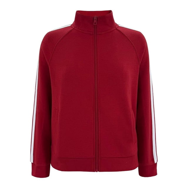 Sudadera George para Mujer con Zipper Rojo Talla M