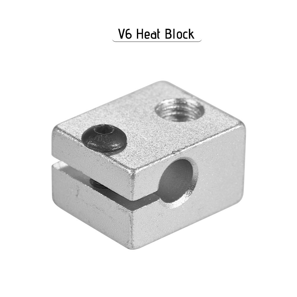 3D Printer V6 Aluminum Heating Block Heating Hot End Heating Accessories 2019