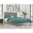 thumbnail image 2 of AFI NoHo Transitional Solid Wood Queen Platform Bed with USB Charger in Gray, 2 of 6