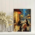 thumbnail image 2 of Romantic Parisian Couple Canvas Wall Art， Perfect for Living Room， Bedroom， Dining Room， Kitchen， and Office Decor., 2 of 8