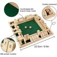 thumbnail image 5 of Shut The Box Game, Wooden Dice Board Game, Shut The Box Game 4 Player, Strengthen The Sensitivity of Brain Thinking, Increase The Fun of Daily Party, for Home, Party, 5 of 7