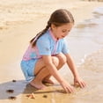 thumbnail image 5 of LRen Swimsuit for Girls 14-16 2 Piece Ruffles Beach Rash Guard Swimwear for Girls Cute Funny Summer Rash Guard Sling Bikini Girl Beach Swimwear Bathing Suit Set for Little Girls, 5 of 9