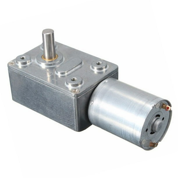 Wdftyju Motor de engranaje helicoidal de 6 V Motor eléctrico de tornillo sin fin de alta torsión y baja velocidad Marcha atrás de engranaje de metal Wdftyju 7cr2nk8zf5ua0qx1D03