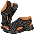 thumbnail image 3 of Women Walking Sandals Arch Support Orthotic Comfortable Plantar Fasciitis Non- Casual Open Toe Sport Sandals for Athletic Summer Beach, 3 of 7
