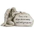 thumbnail image 2 of Northlight Come to Me Inspirational Angel Garden Stone Statue - 11.5", 2 of 8