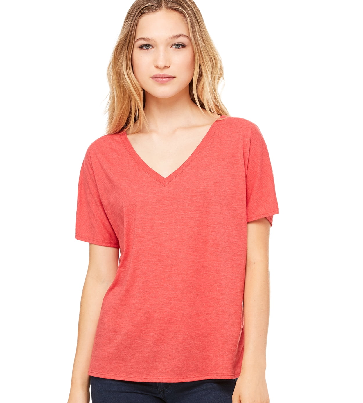 Canvas Women's Slouchy V-Neck T-Shirt 