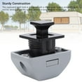 thumbnail image 3 of RV Push Cabinet Lock Keyless Metal Push Button Latch Catch for Caravan Yacht Boat Campervan Storage Drawer ABS Metal Construction Durable Easy Install, 3 of 7