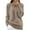 Khaki, variant on Lenpel Women's Turtleneck Sweaters Winter Warm Long Sleeve Casual Solid Knit Pullover Tops Fall Fashion Outfits